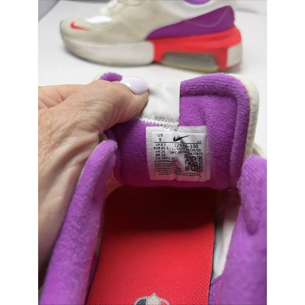 Nike Air Max Verona CZ6156 100 Womens Running shoes White Crimson Purple Size 9